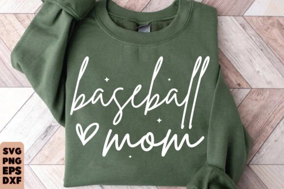 Baseball Mom SVG & Sports Mama PNG: A Versatile Graphic Design Asset for T-Shirt Projects