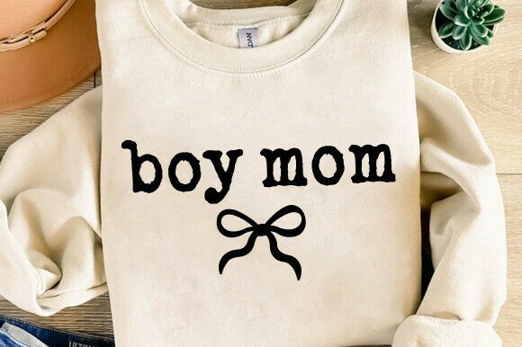 Boy Mom SVG Design: A Versatile Graphic for Local Business Branding and T-Shirt Projects
