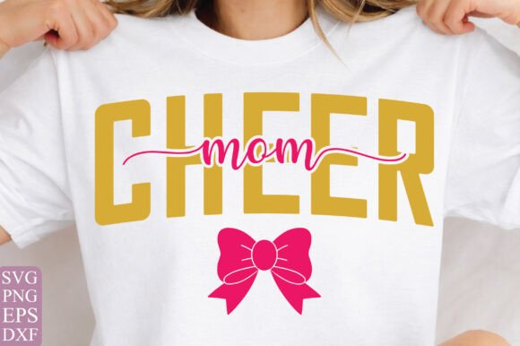 Cheer Mom SVG: A Playful Graphic Asset for T-Shirt Designs and Branding