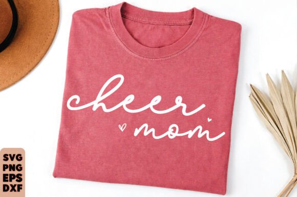 Cheer Mom SVG PNG Game Day Cheerleader: A Dynamic Graphic Design Asset for T-Shirt Designs and Marketing