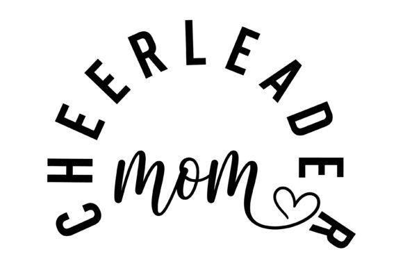 Cheerleader Mom SVG Design – A Versatile Graphic for T-Shirt Creations