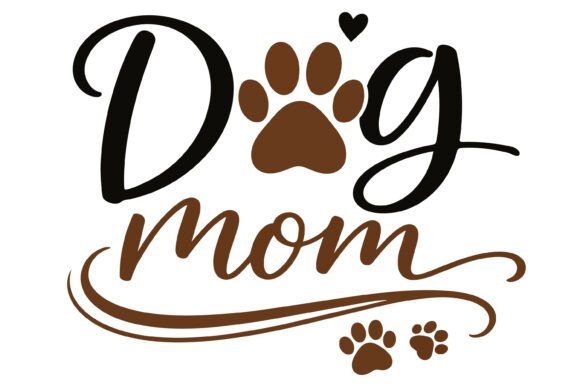 Dog Mom SVG Vector Cut File: A Versatile Graphic for Creative Projects