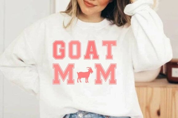 Goat Mom SVG PNG T-Shirt Design Vector for Branding & Packaging