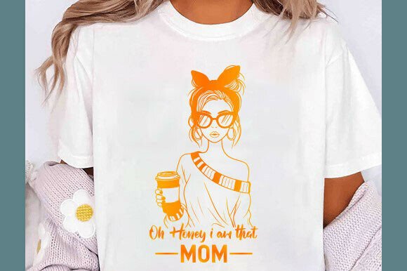 Leopard Mama Mother’s Day Coffee Mom SVG for T-Shirt Designs and Graphics