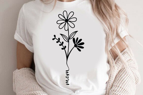 Mom SVG for T-Shirt Designs: A Unique Graphic Asset for Handmade Creators