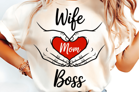 Mom Wife Boss SVG PNG: A Versatile Graphic Design Asset for Creative Projects