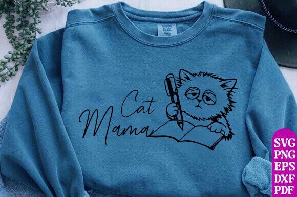 Mother's Day Gift for Cat Mom SVG: A Versatile Graphic Design Asset