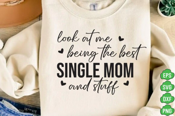 Single Mom SVG & PNG: A Versatile Graphic Design Asset for T-Shirt Designs